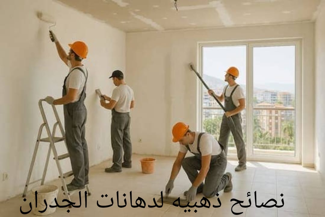 نصائح ذهبية لدهانات الجدران